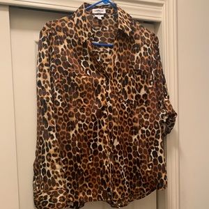 Express women’s satin shirt